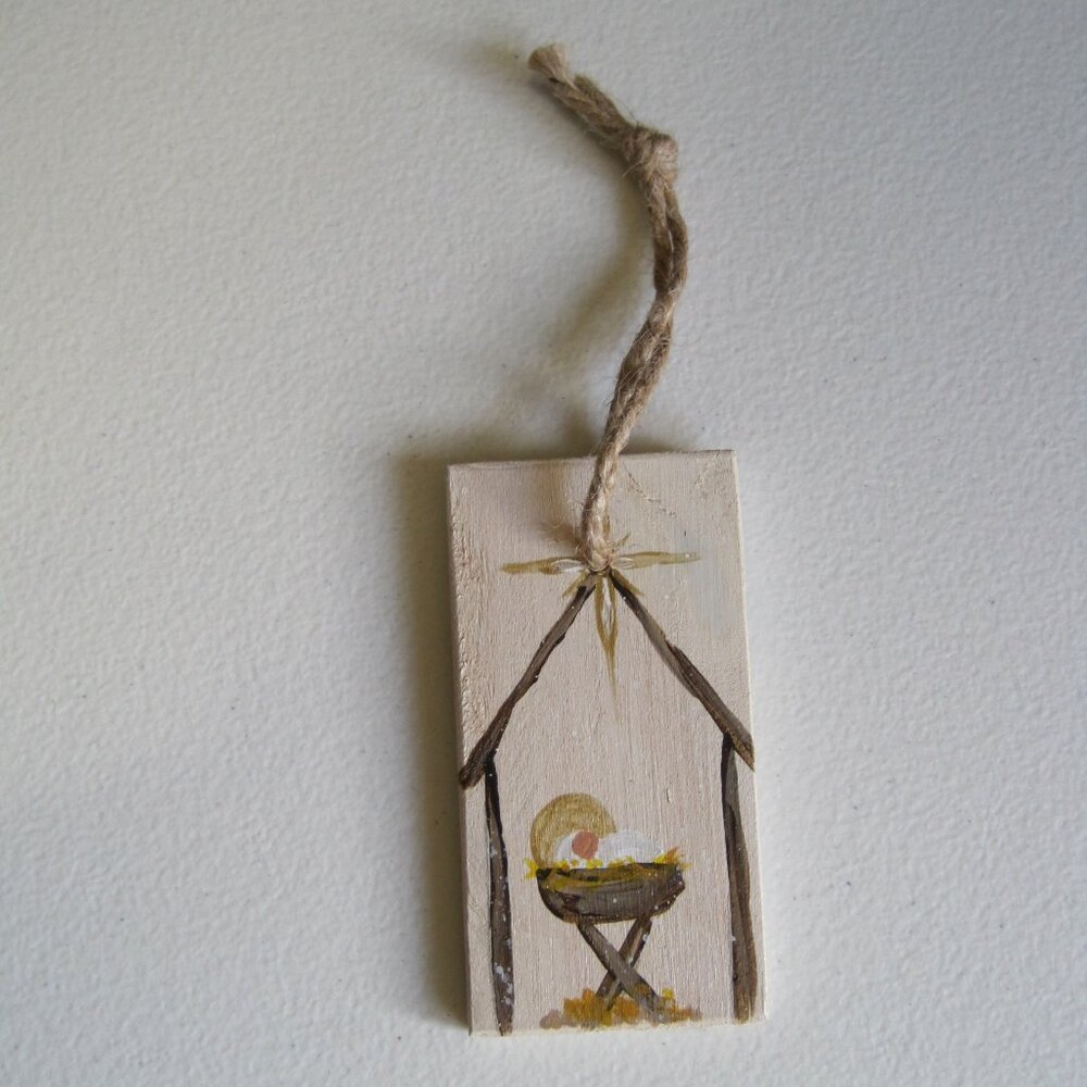 Hand painted Christmas ornament